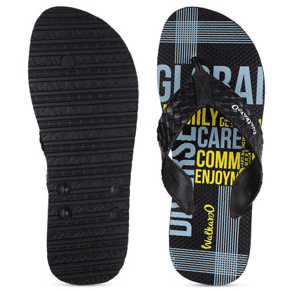 Men's Hawai Slippers - HG166 Black