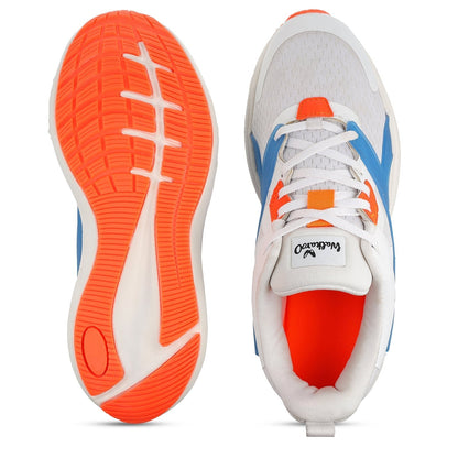 Walkaroo Running Shoes for Men - WS9094 White - Walkaroo Footwear