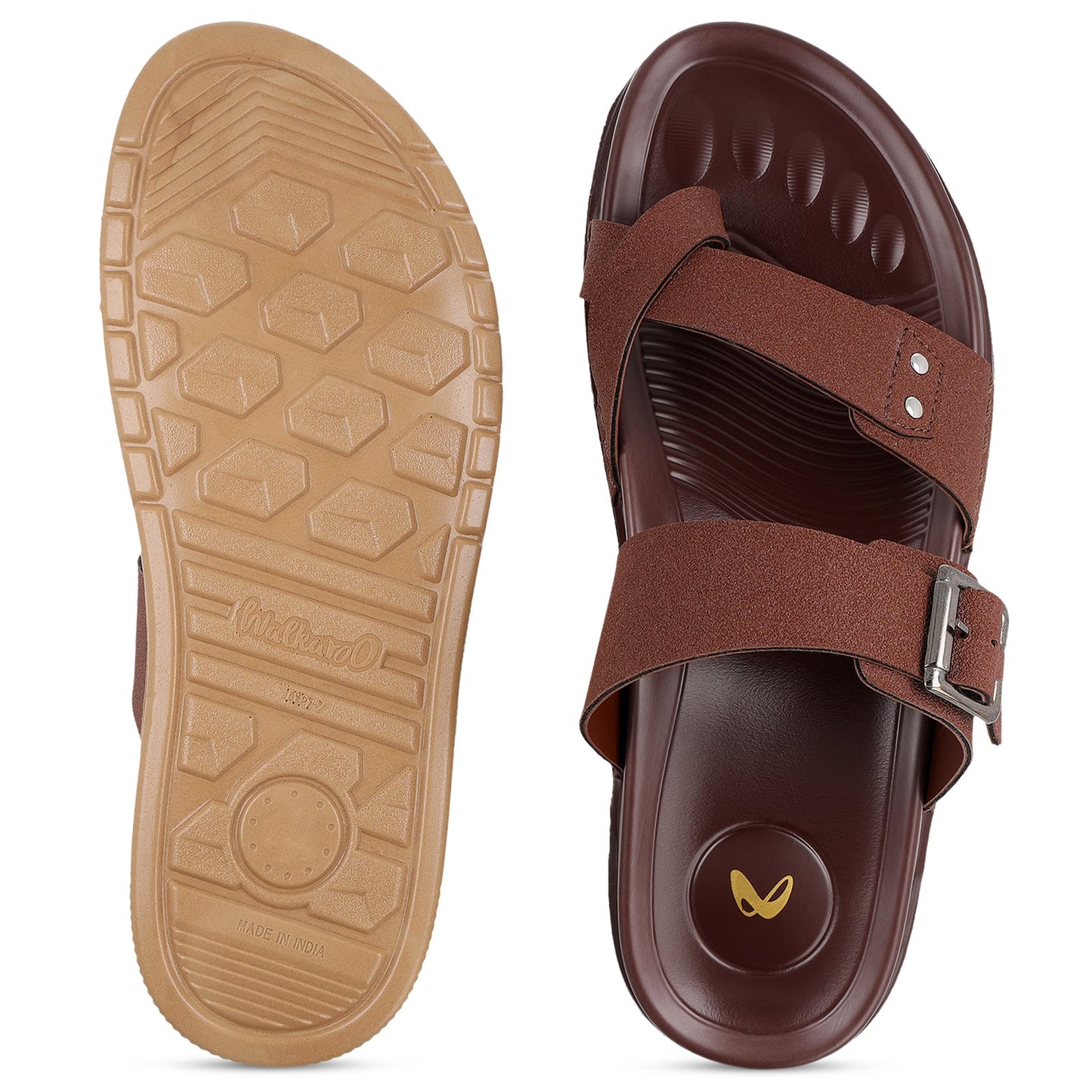 Men's Daily Wear Comfort Sandals - WGP53089 Brown