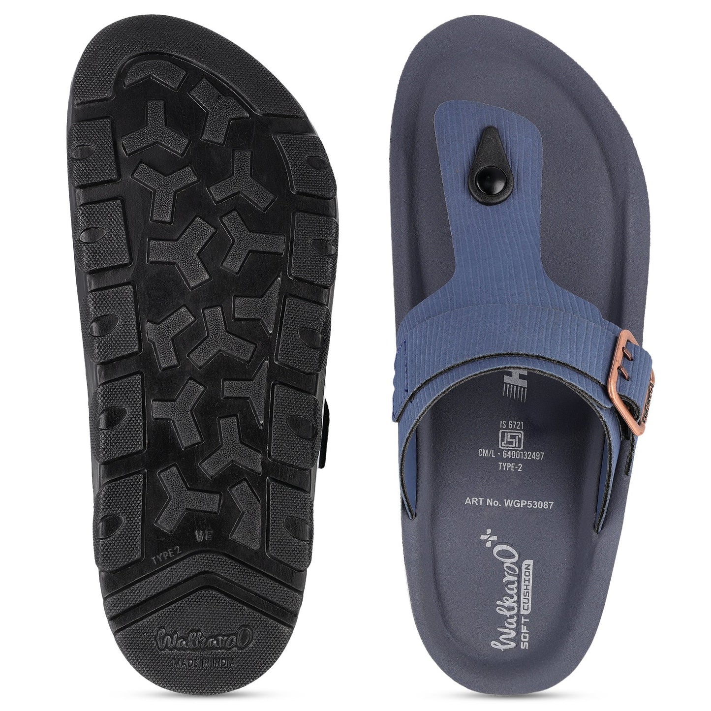 Men's Daily Wear Sandals - WGP53087 Blue