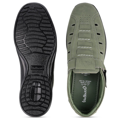 Men's Fisherman Sandals - WF6268 Sage Green