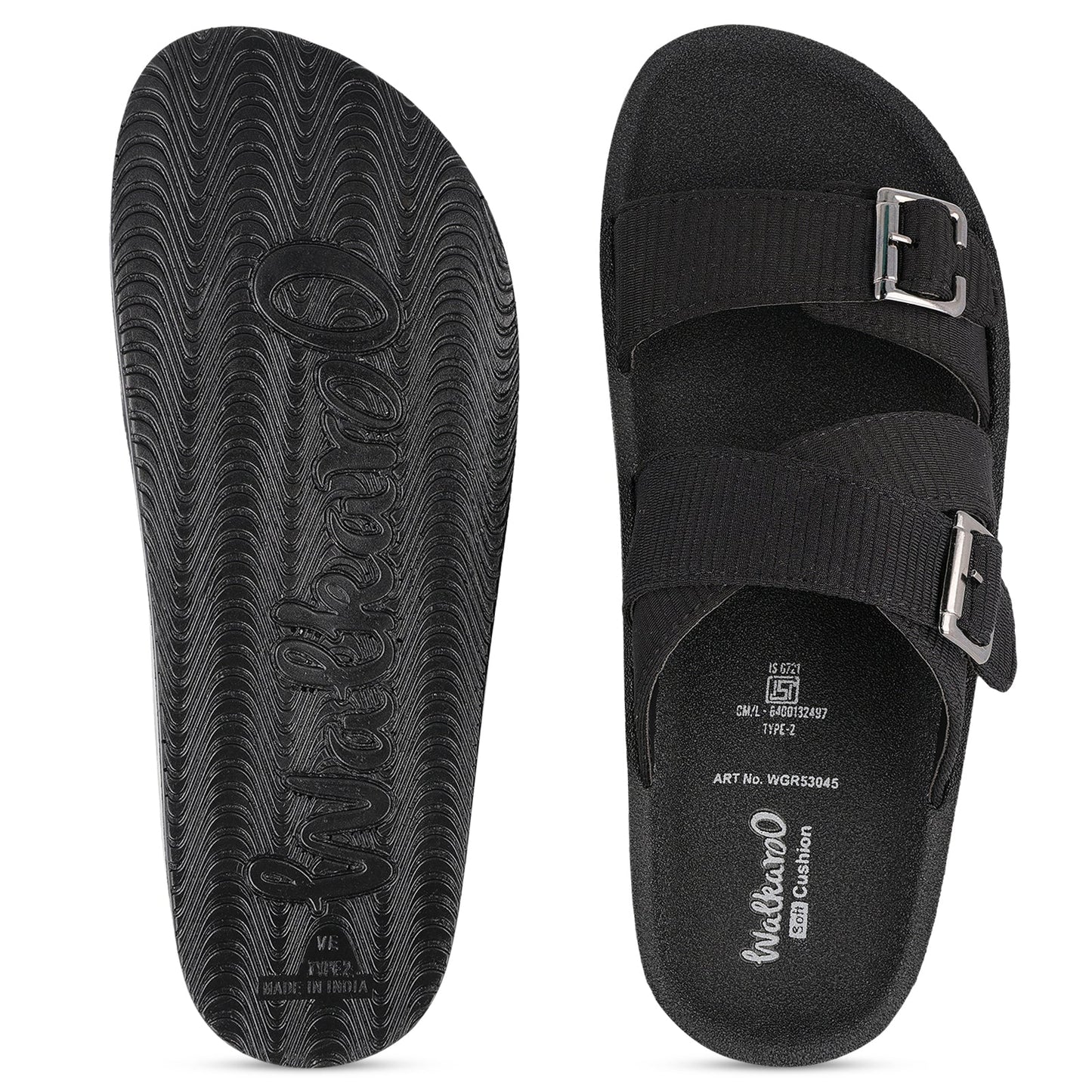 Men's Daily Wear Sandals - WGR53045 Black