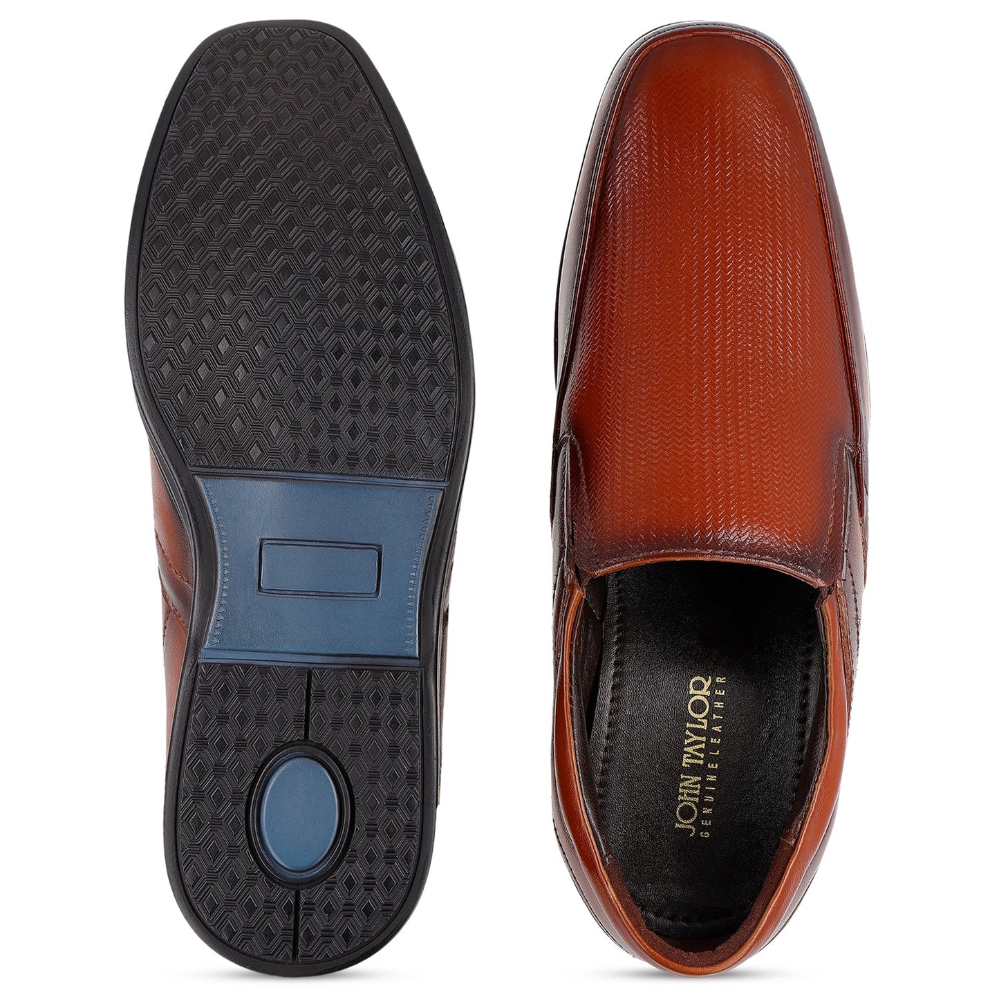 JOHN TAYLOR Men's Leather Formal Shoes - JT97526 Brown