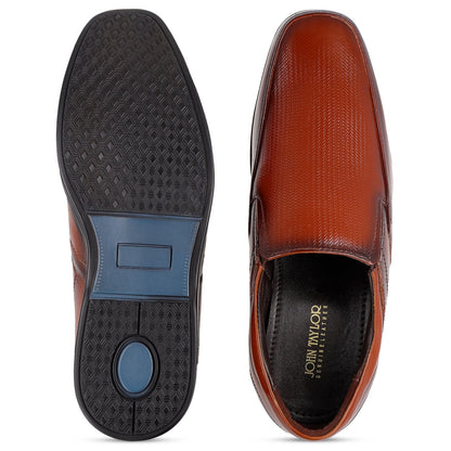 JOHN TAYLOR Men's Leather Formal Shoes - JT97526 Brown