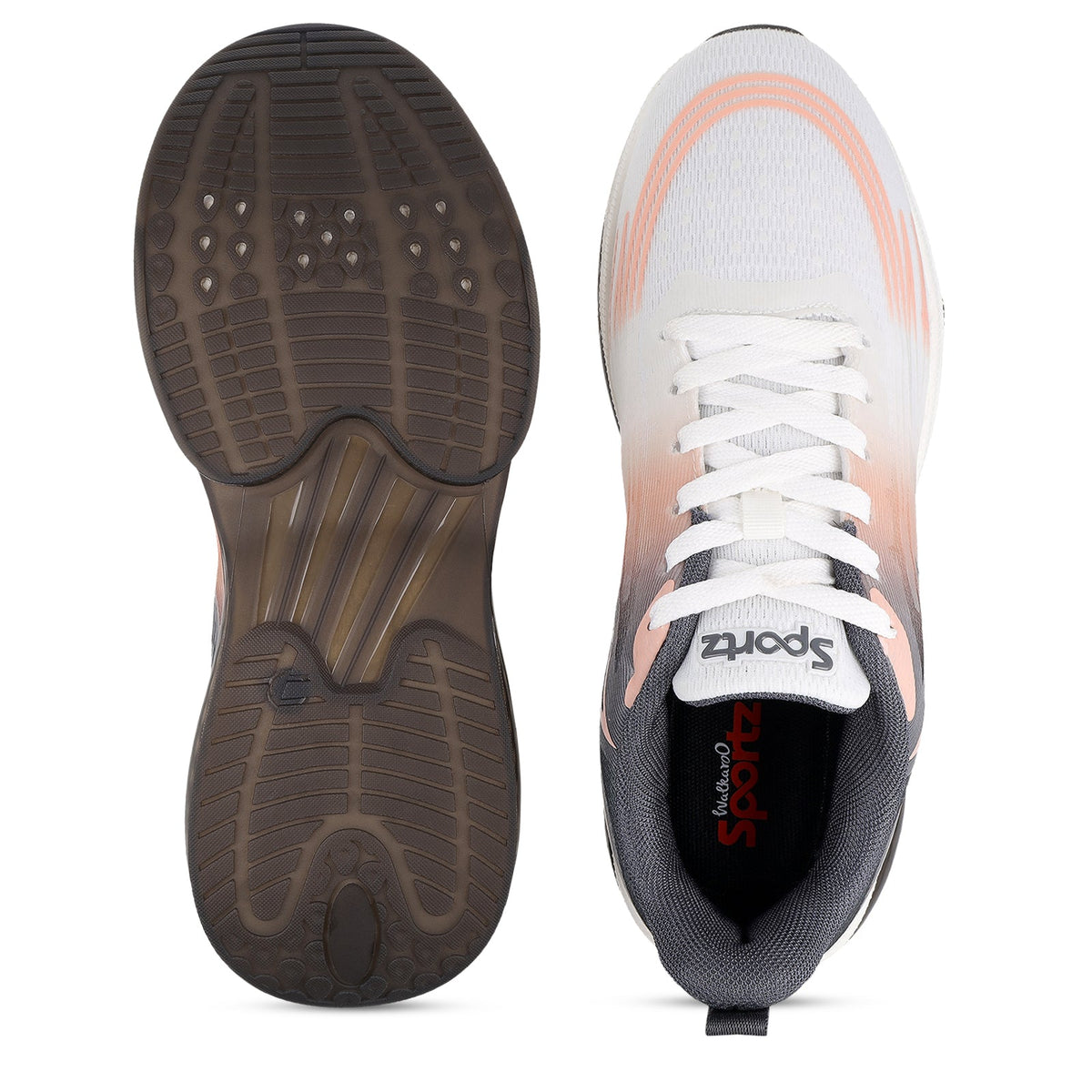 RULER Men's Lace-up Sports Shoes - WS9157 Black Orange