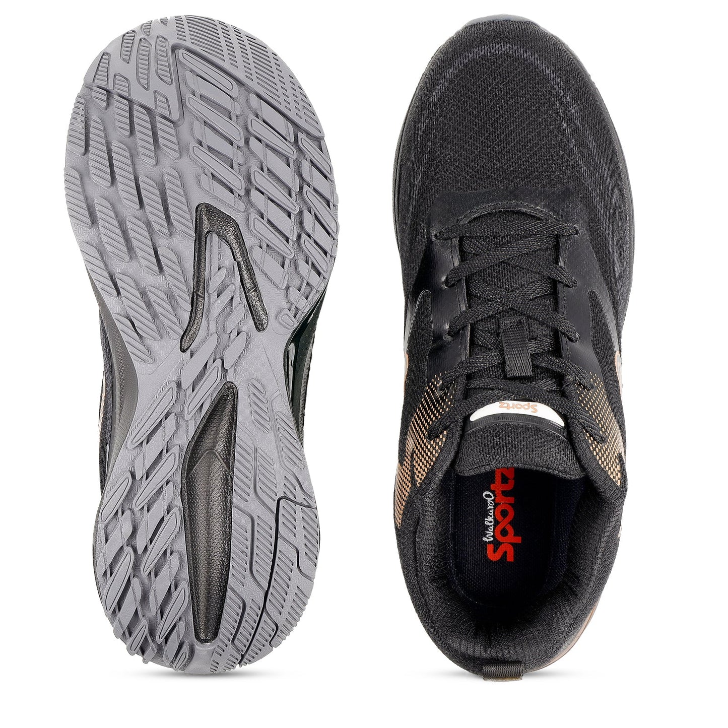 Men's Lace-up Sports Shoes - WS9167 Black Copper