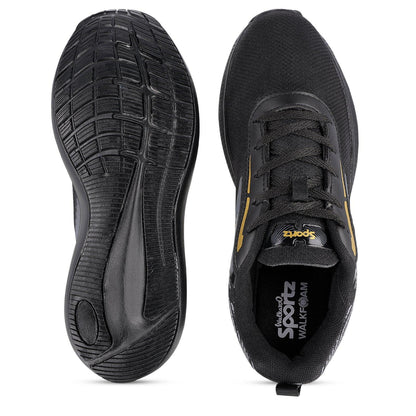 Stylex Men's Lace-up Sports Shoes - WS9611 Black