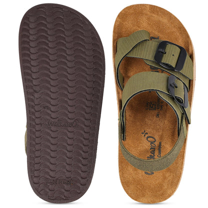 Kid's Daily Wear Sandal  - WKP80006 Olive