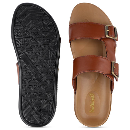 Men's Daily Wear Comfort Sandals - WGP53061 Brown