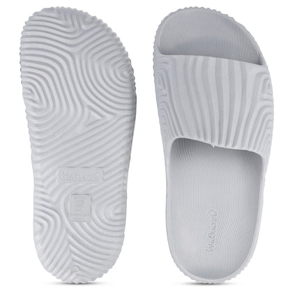 Men's Flip Flop Sliders  - WC8769 Light Grey