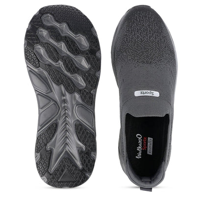 LOBER Men's Slip-on Walking Shoe - WS9139 Dark Grey