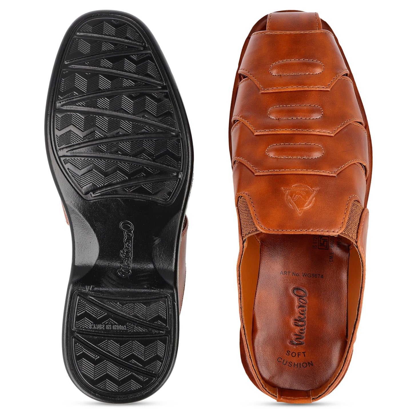 Men's  Roman Sandals - WG5674 Tan