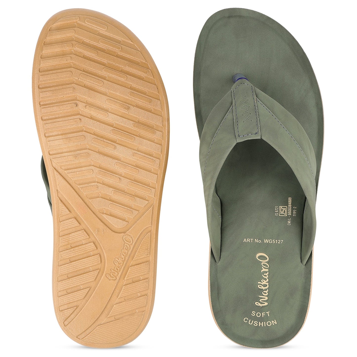 Men's Daily Wear Sandals  - WG5127 Sage Green