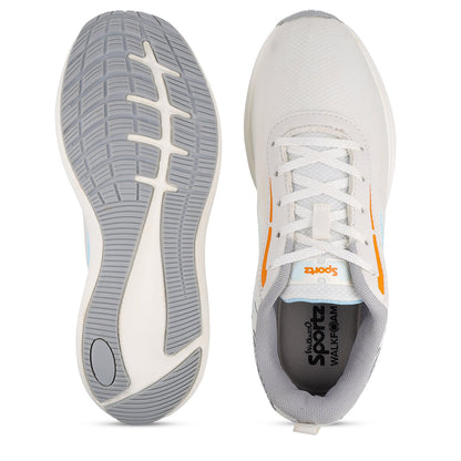 Stylex Men's Lace-up Sports Shoe - White