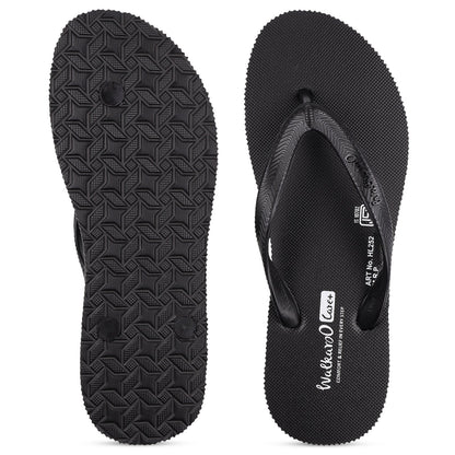Women's Care Plus Slippers  - HL252 Black