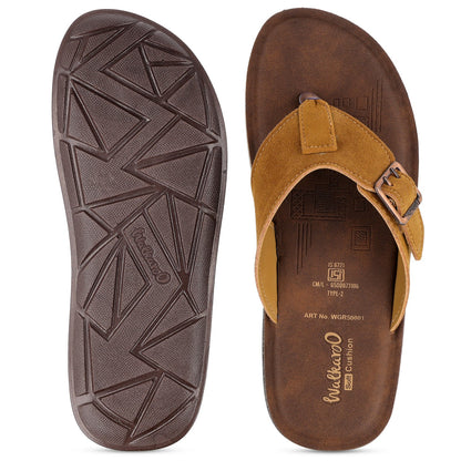 Men's Daily Wear Sandals - WGR50001 Camel