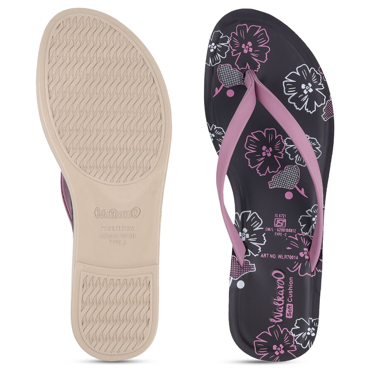 Women's Daily Wear Sandals  - WLR70014 Mauve
