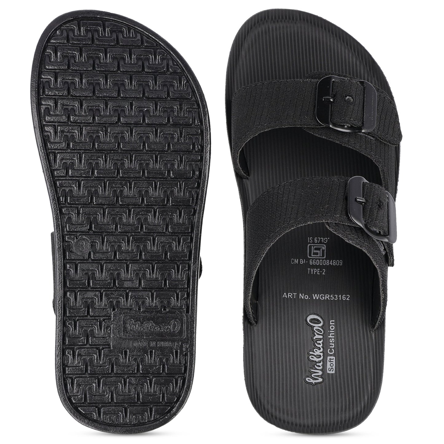 Men's Daily Wear Sandals - WGR53162 Black