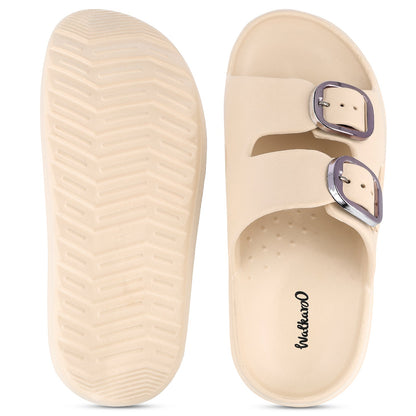 Women's Daily Wear Sandals - FLR43103 Beige