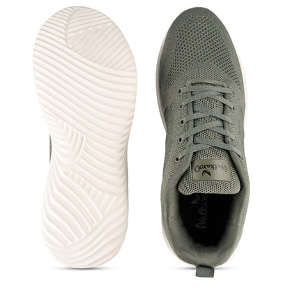 Walkaroo Men walking  Shoes - WS9546 Olive Green