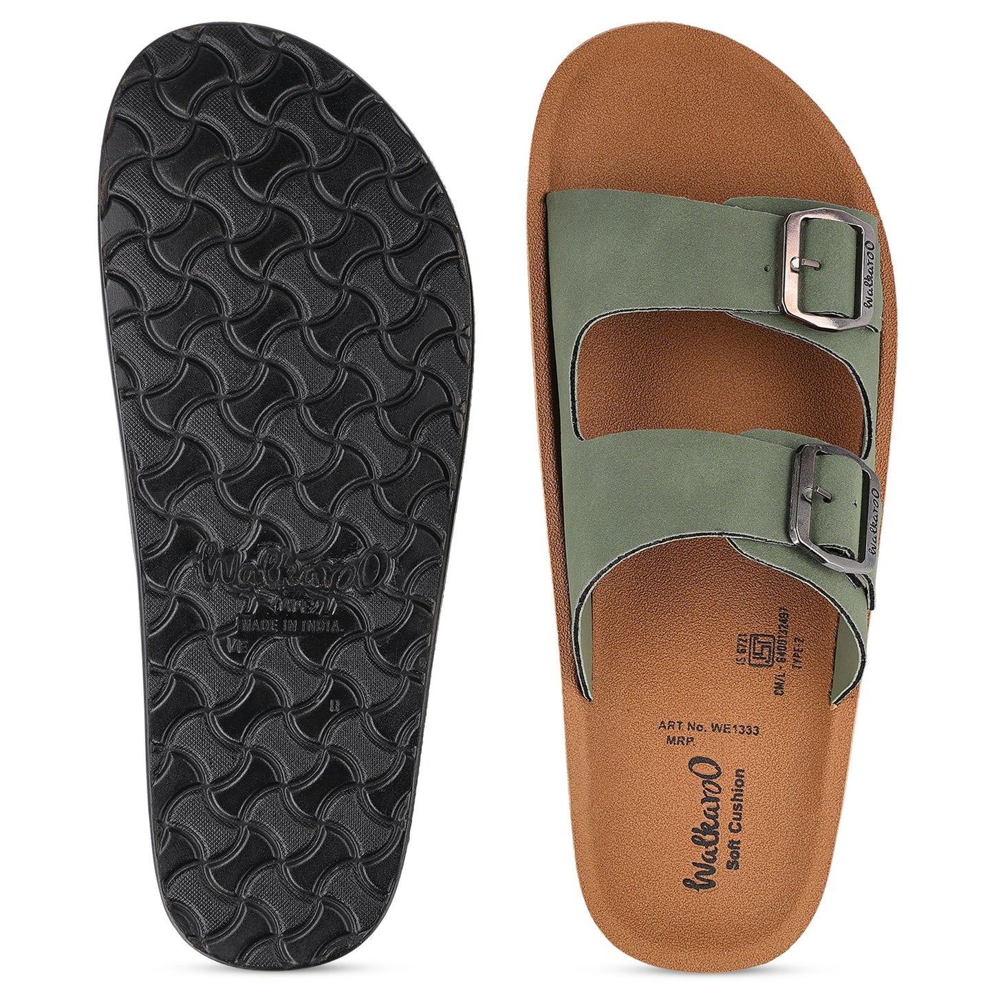 Men's Daily Wear Sandals - WE1333 Olive