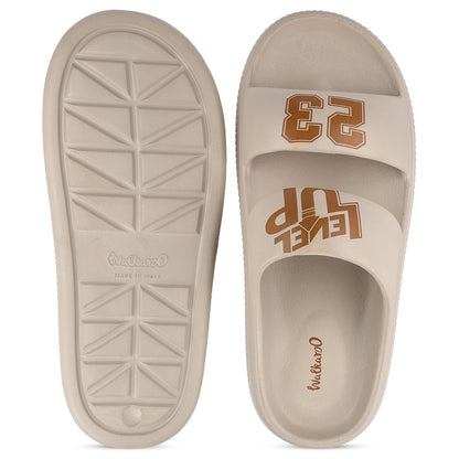 Walkaroo Men Casual Flip-Flop  - WC8711 Greige