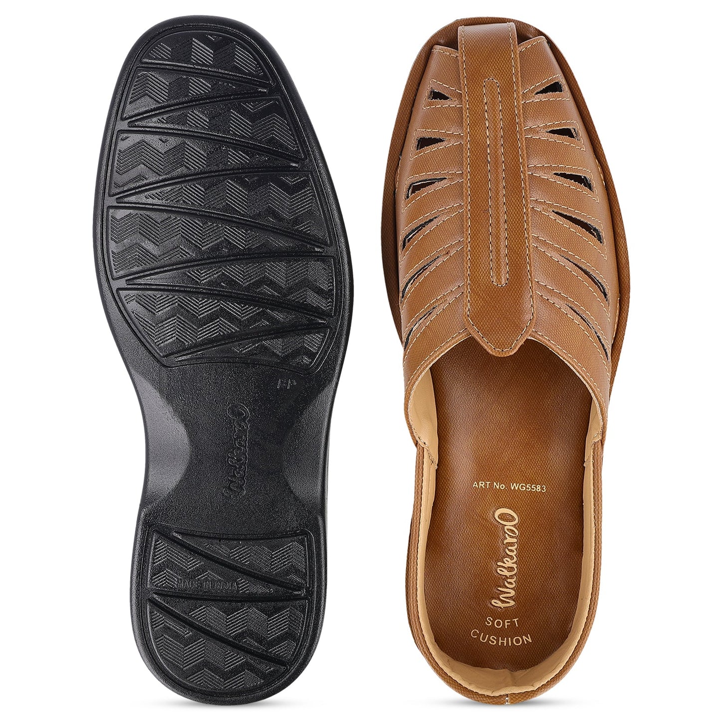 Men's Mojaris Sandals  - WG5583 Camel