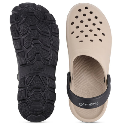 Men's Clogs  - WC8844 Greige Black