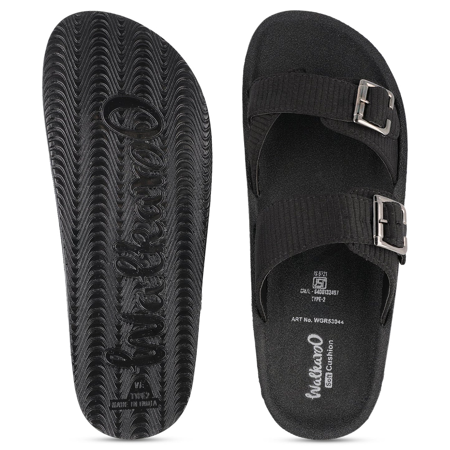Men's Daily Wear Sandals - WGR53044 Black