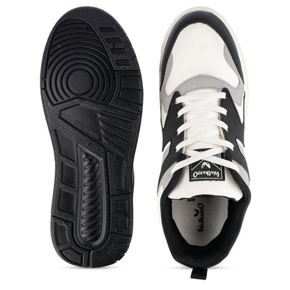 Men's Two-Tone Sneakers -  WY3478 White Black
