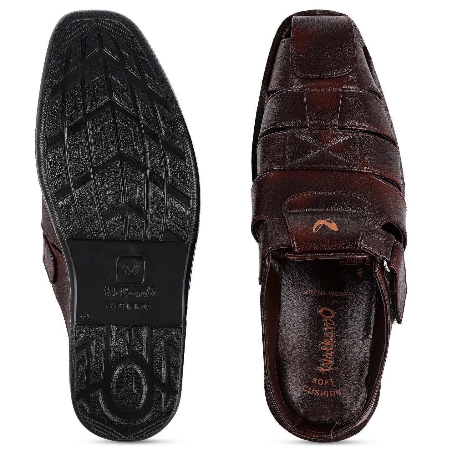 Men's  Roman Sandals - WG5675 Brown