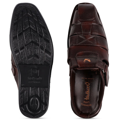 Men's  Roman Sandals - WG5675 Brown