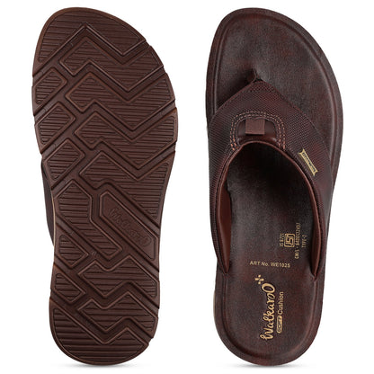 Men's Daily Wear V-Strap Sandals - WE1025 Brown
