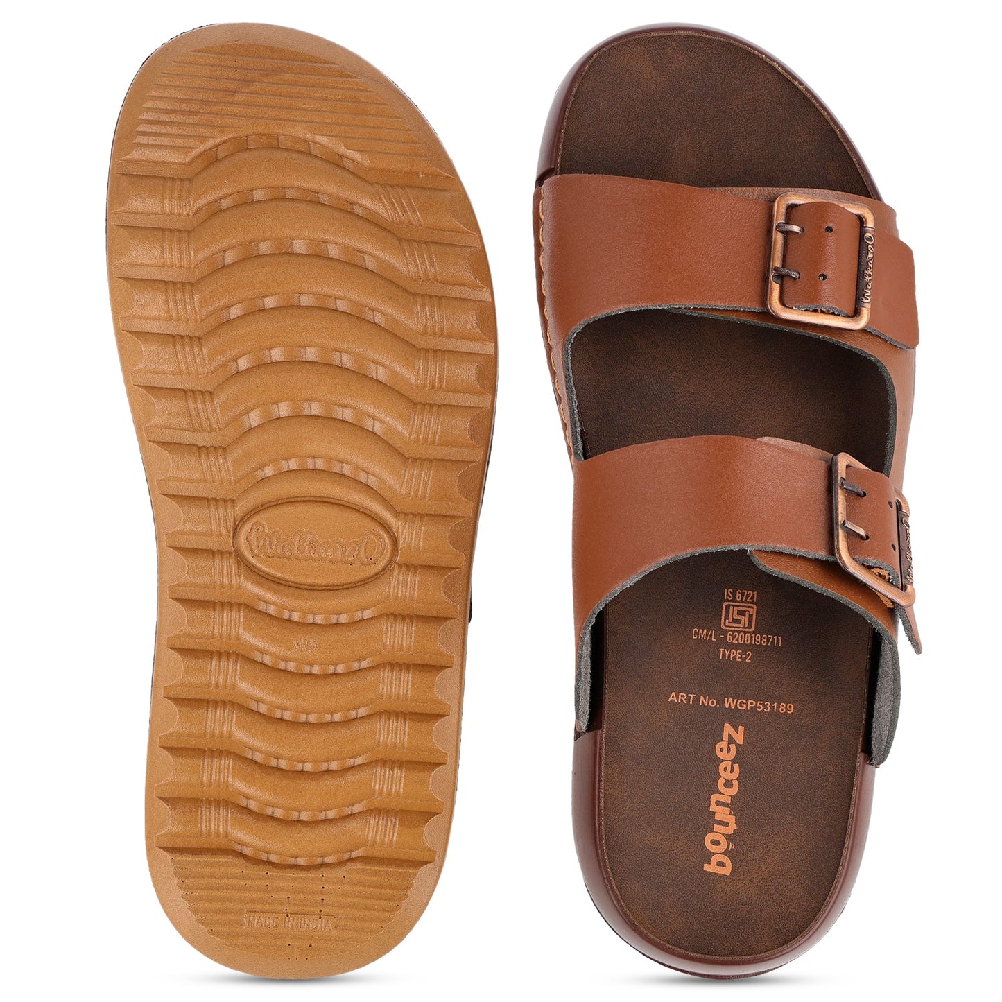 Men's Daily Wear Comfort Sandals - WGP53189 Tan