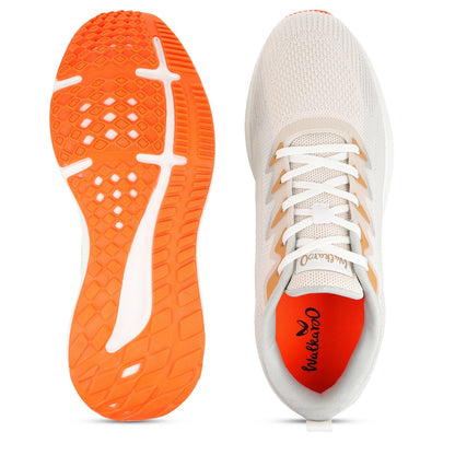 Men's Lace-up Sports Shoes - WS9114 White Beige
