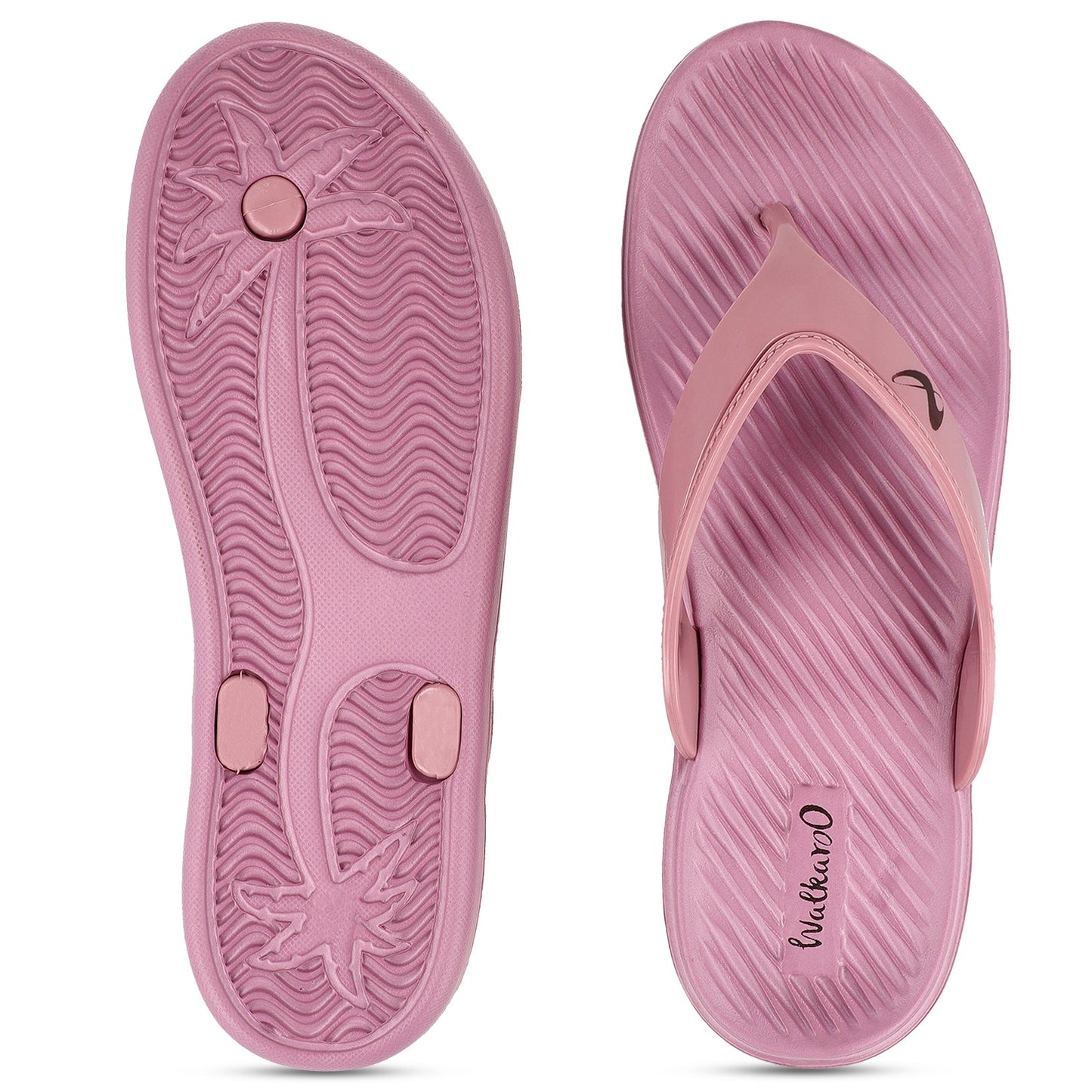 Walkaroo Womens Flip Flop - WC4292 Pink - Walkaroo Footwear