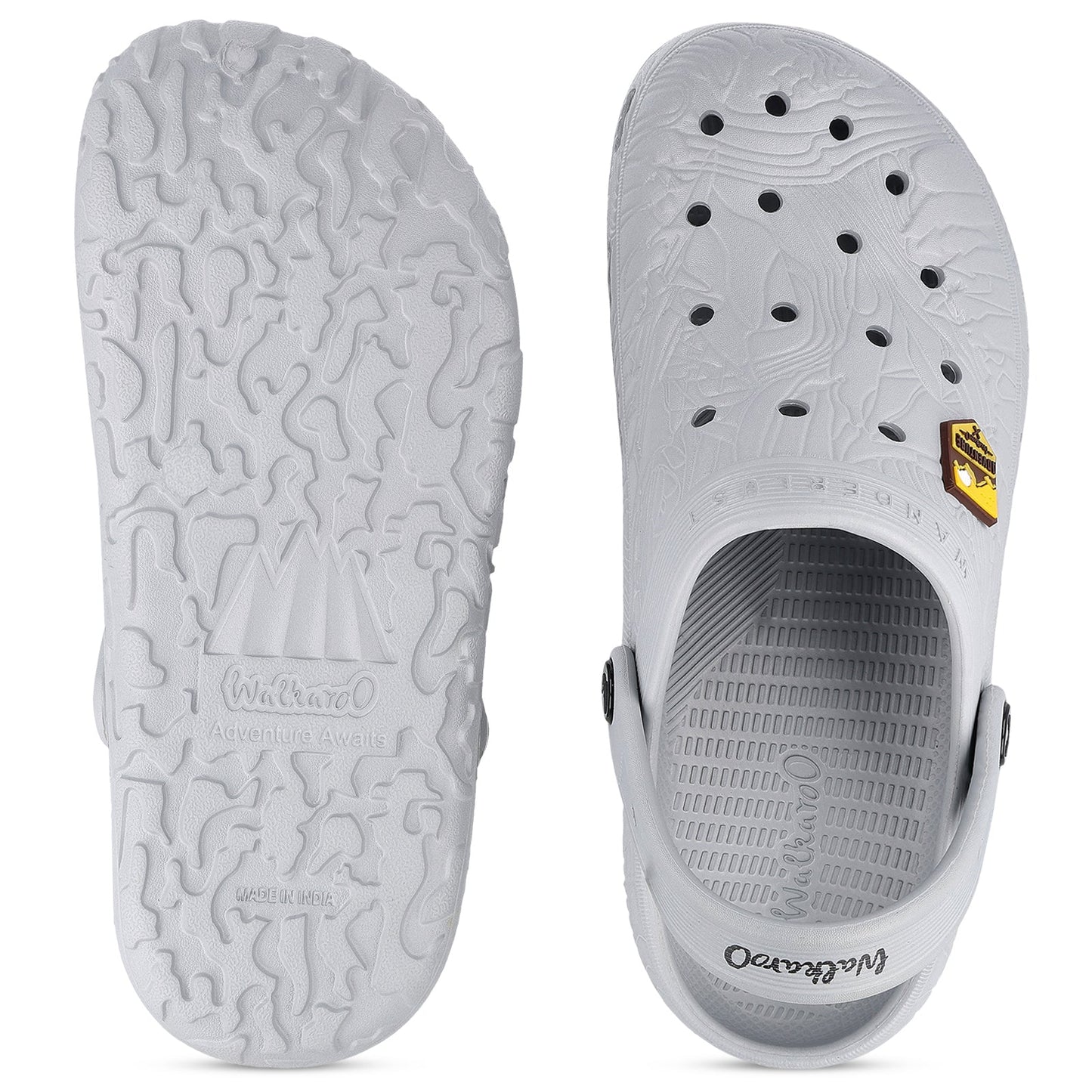 Men's Clogs  - WC8801 Light Grey