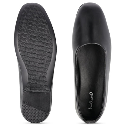 Women's Slip-On Formel Shoes - WF6201 Black