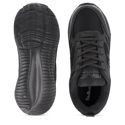 Boy's Lace-up Sports Shoe - WS3093 Black