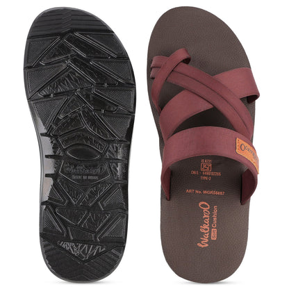 Men's Daily Wear Sandals - WGR56687 Brown