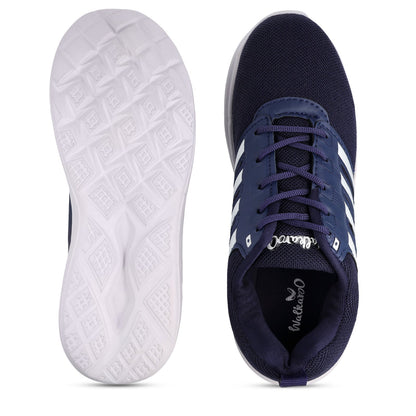 Walkaroo Men Lace-up Training Shoes - WS3008 Navy Blue - Walkaroo Footwear