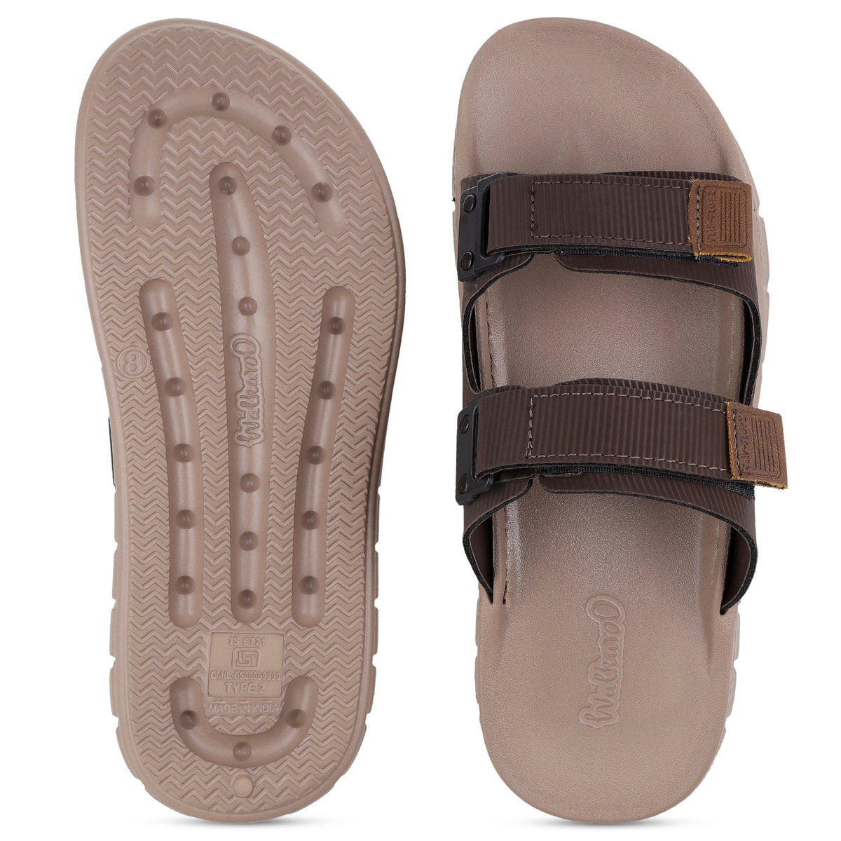 Men's Daily Wear Sandals - WE8847 Dark Greige