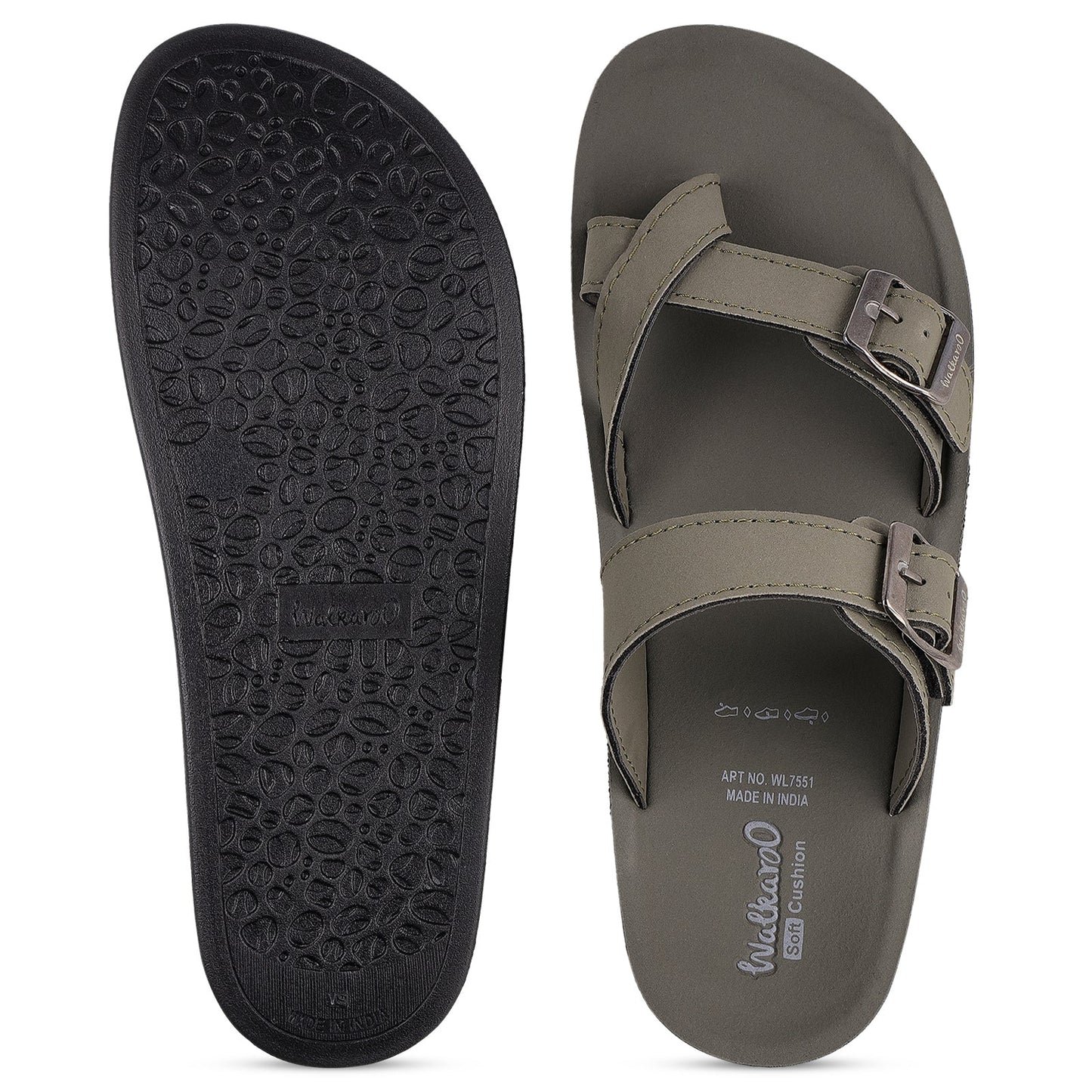 Women's Daily Wear Sandals  - WL7551 Olive