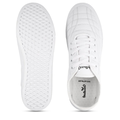 Walkaroo Mens Casual Shoes - WY3346 White - Walkaroo Footwear