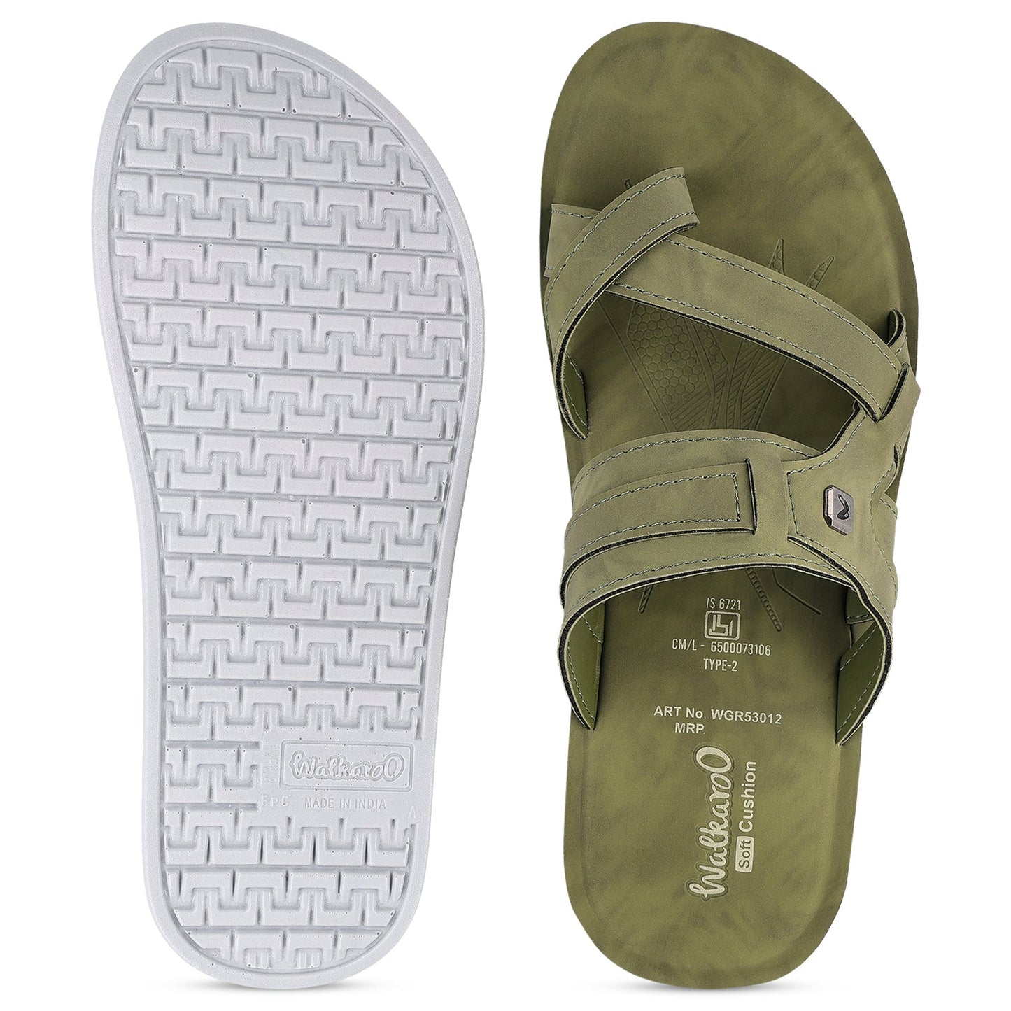 Men's Daily Wear Sandals - WGR53012 Sage Green