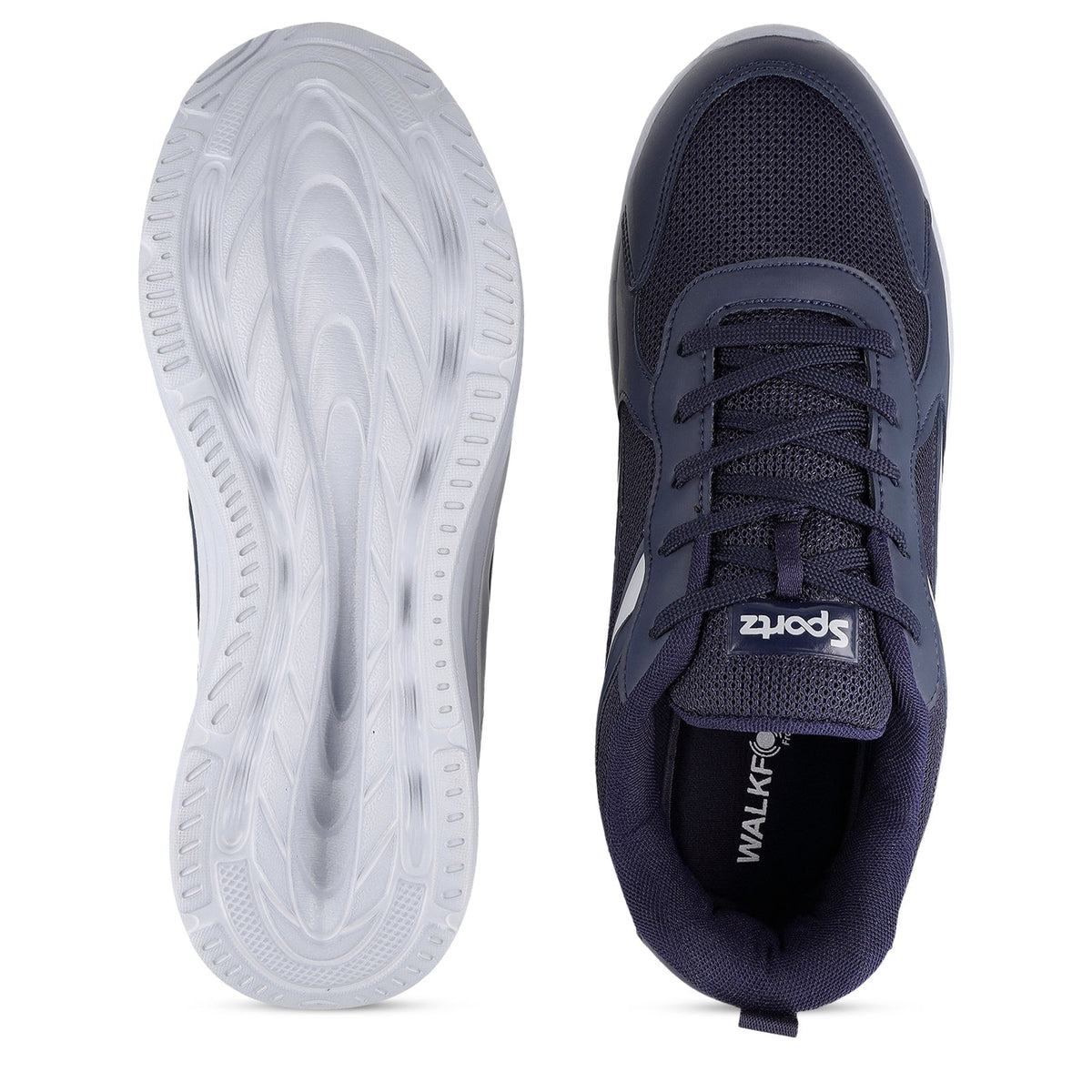 Men's Lace-up Sports Shoe - WS9628 Navy Blue