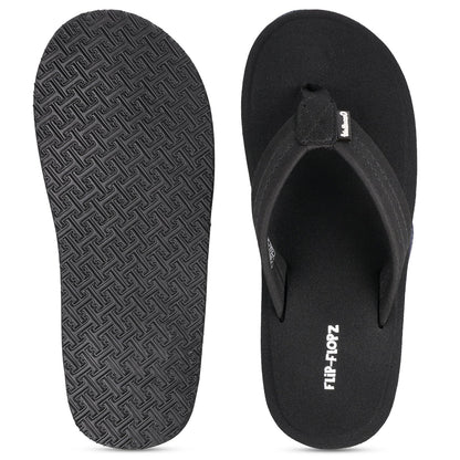 Men's Flip-Flop Slippers - WC6629 Black