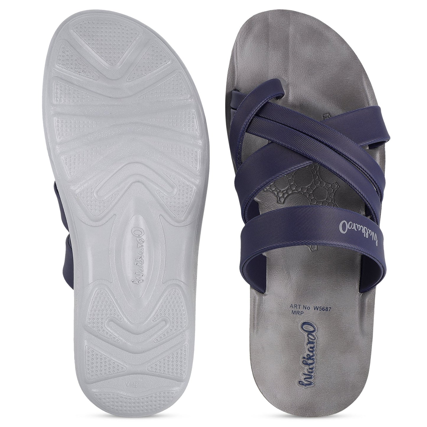 Men's Daily Wear Sandals  - W5687 Grey Blue