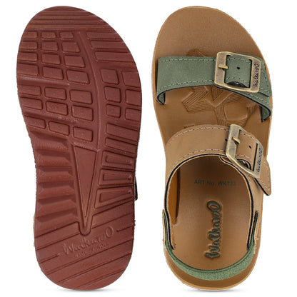 Kid's Daily Wear Sandal  - WK733 Olive