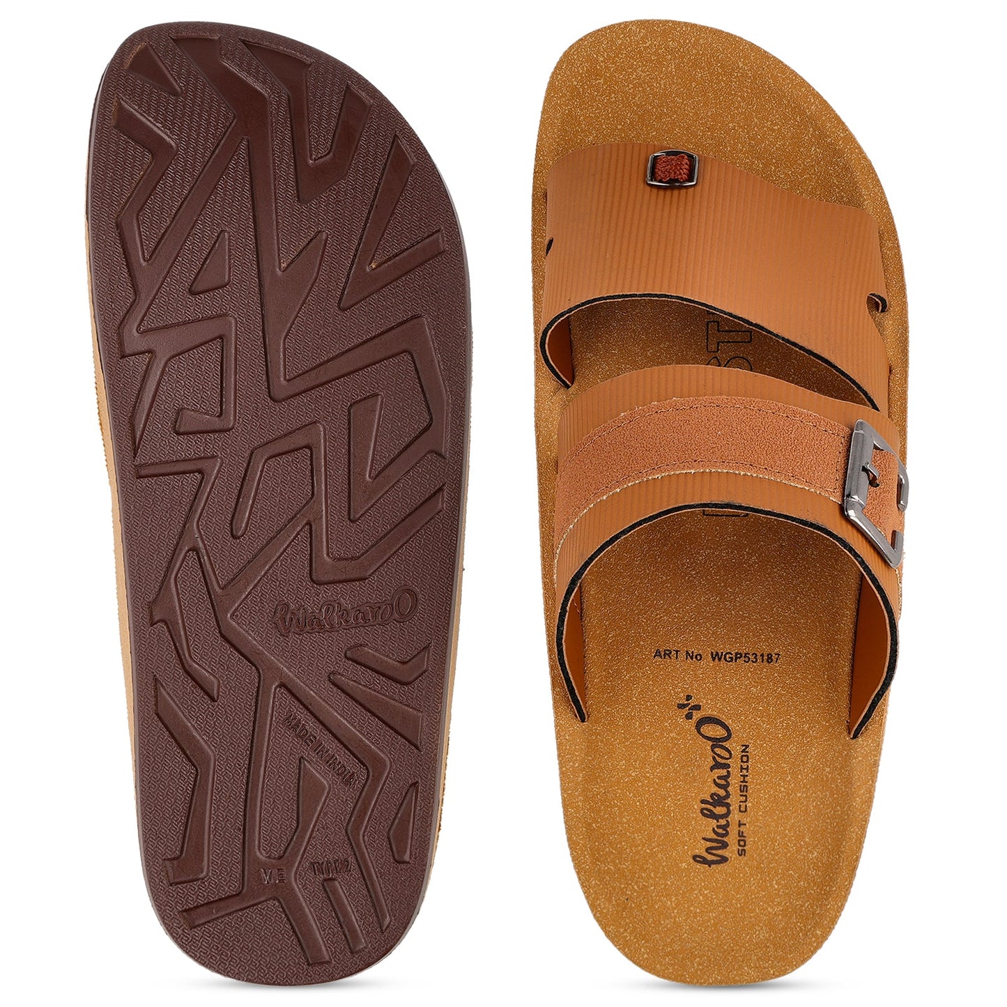Men's Daily Wear Comfort Sandals - WGP53187 Tan